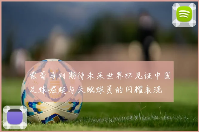 蒙哥马利期待未来世界杯见证中国足球崛起与天赋球员的闪耀表现